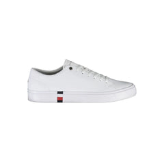 Tommy Hilfiger White Polyester Sneaker - EU44/US11 - Sneakers