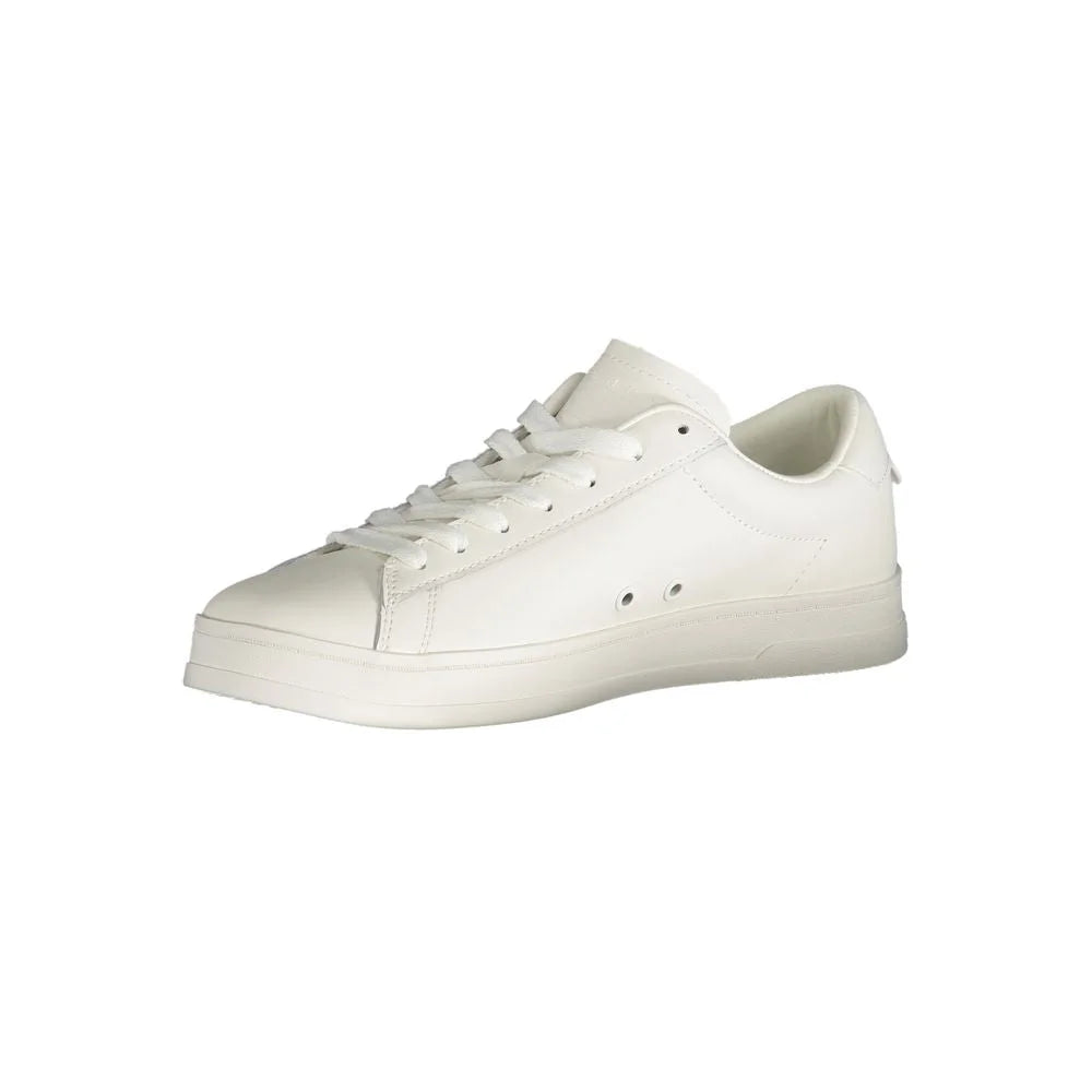 Tommy Hilfiger White Polyester Sneaker - EU44/US11 - Sneakers