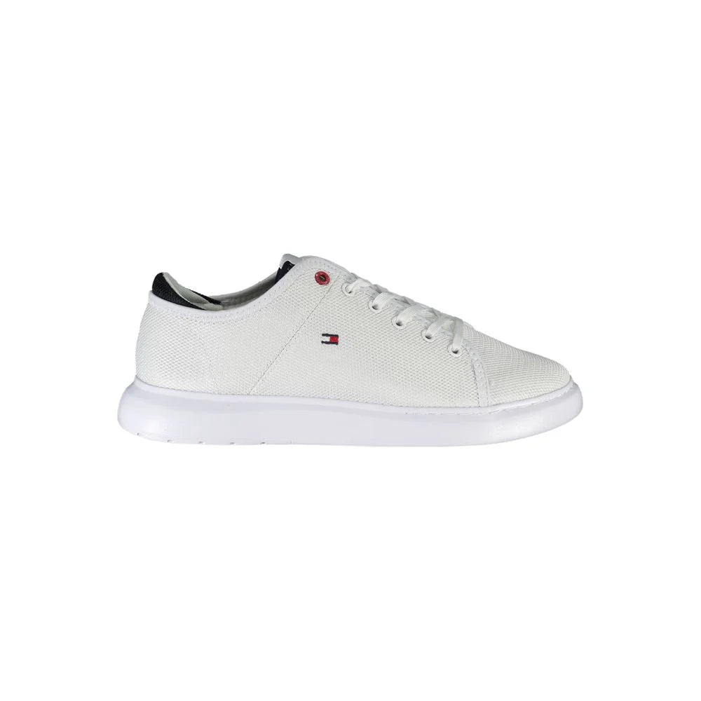 Tommy Hilfiger White Polyester Sneaker - EU44/US11 - Sneakers