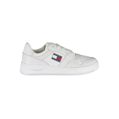 Tommy Hilfiger White Polyester Sneaker - EU44/US11 - Sneakers