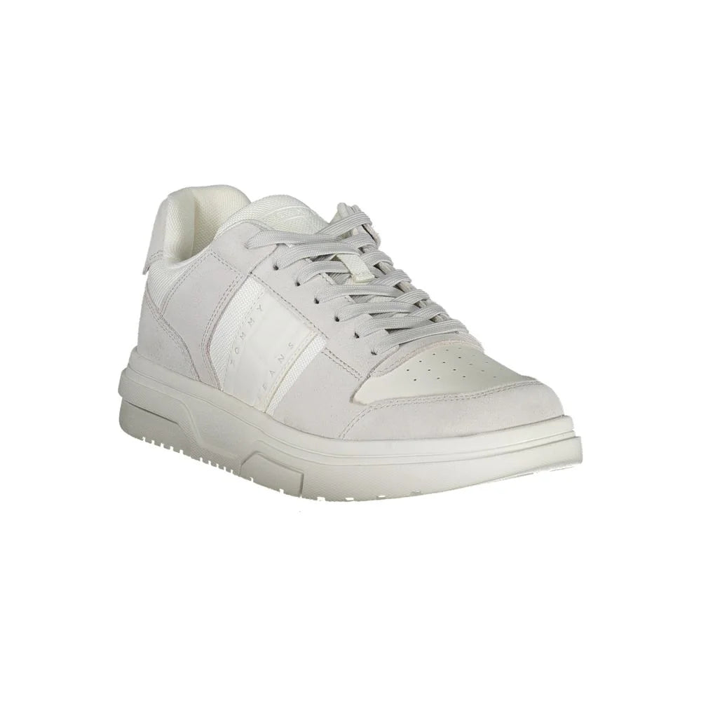 Tommy Hilfiger White Polyester Sneaker - Sneakers