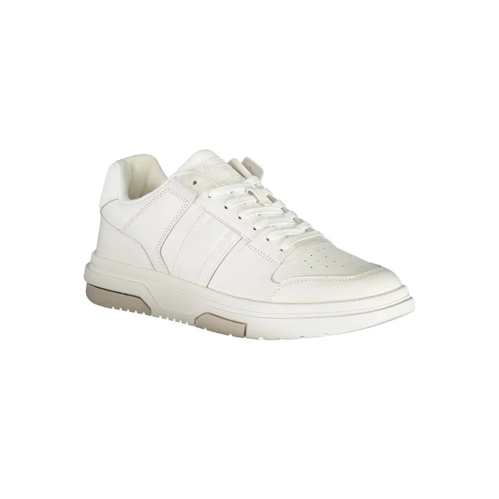 Tommy Hilfiger White Polyester Sneaker - Sneakers