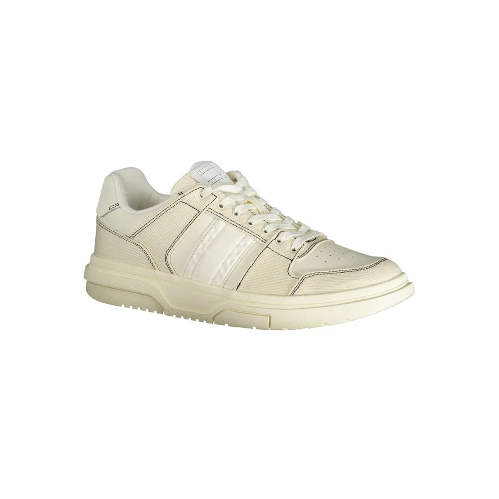 Tommy Hilfiger White Polyester Sneaker - Sneakers