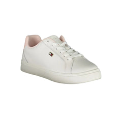 Tommy Hilfiger White Polyester Sneaker - Sneakers