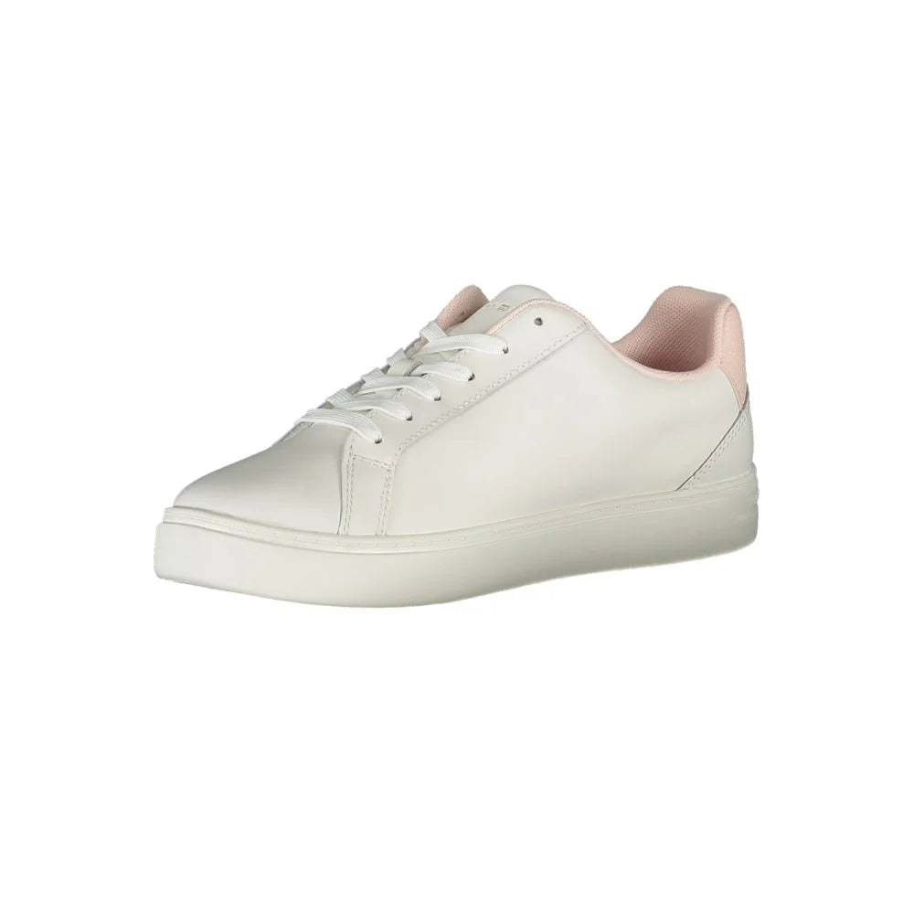 Tommy Hilfiger White Polyester Sneaker - Sneakers