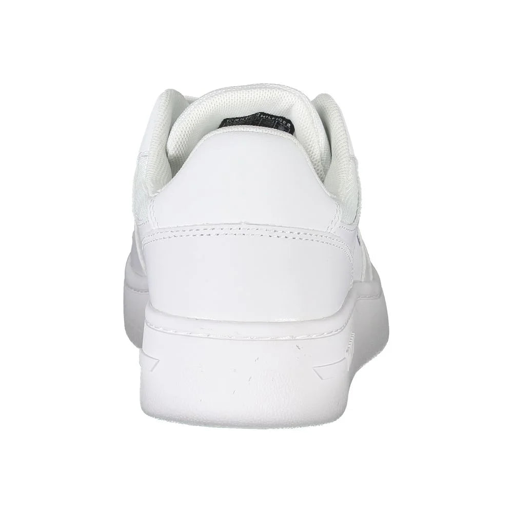 Tommy Hilfiger White Polyester Sneaker - Sneakers