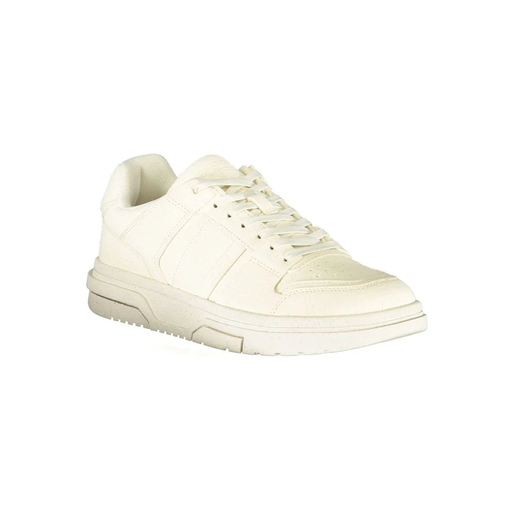 Tommy Hilfiger White Polyester Sneaker - Sneakers