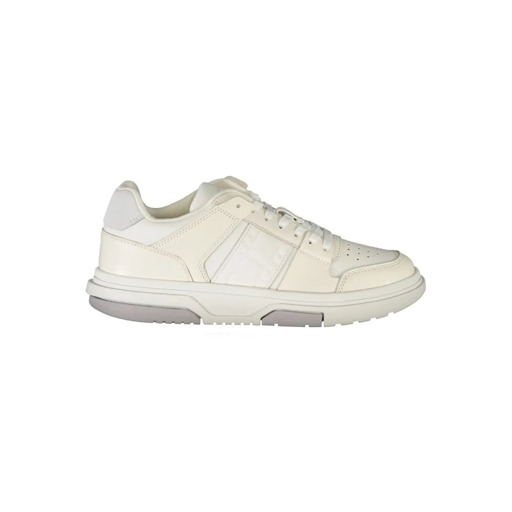 Tommy Hilfiger White Polyester Sneaker - Sneakers