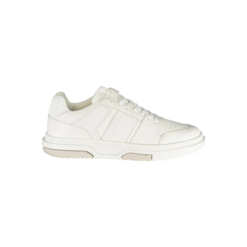 Tommy Hilfiger White Polyester Sneaker - Sneakers