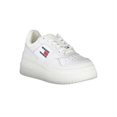 Tommy Hilfiger White Polyester Sneaker - Sneakers