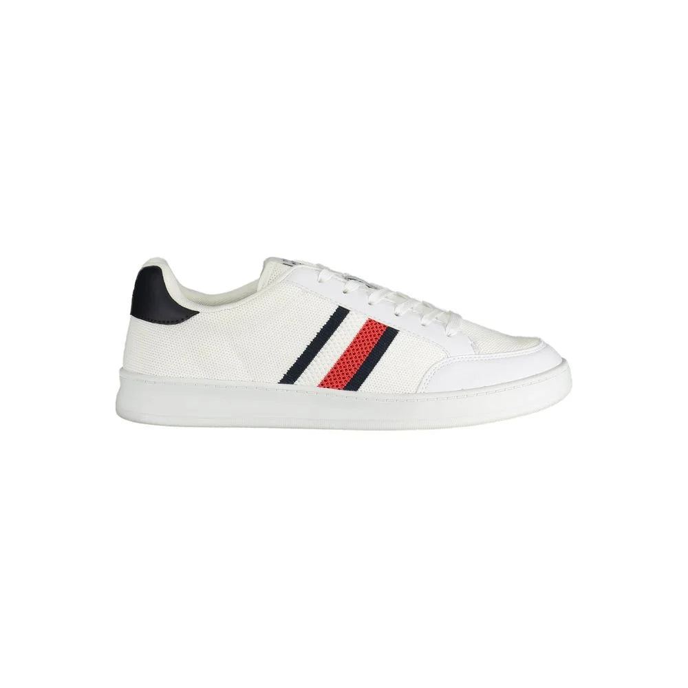 Tommy Hilfiger White Polyester Sneaker - Sneakers
