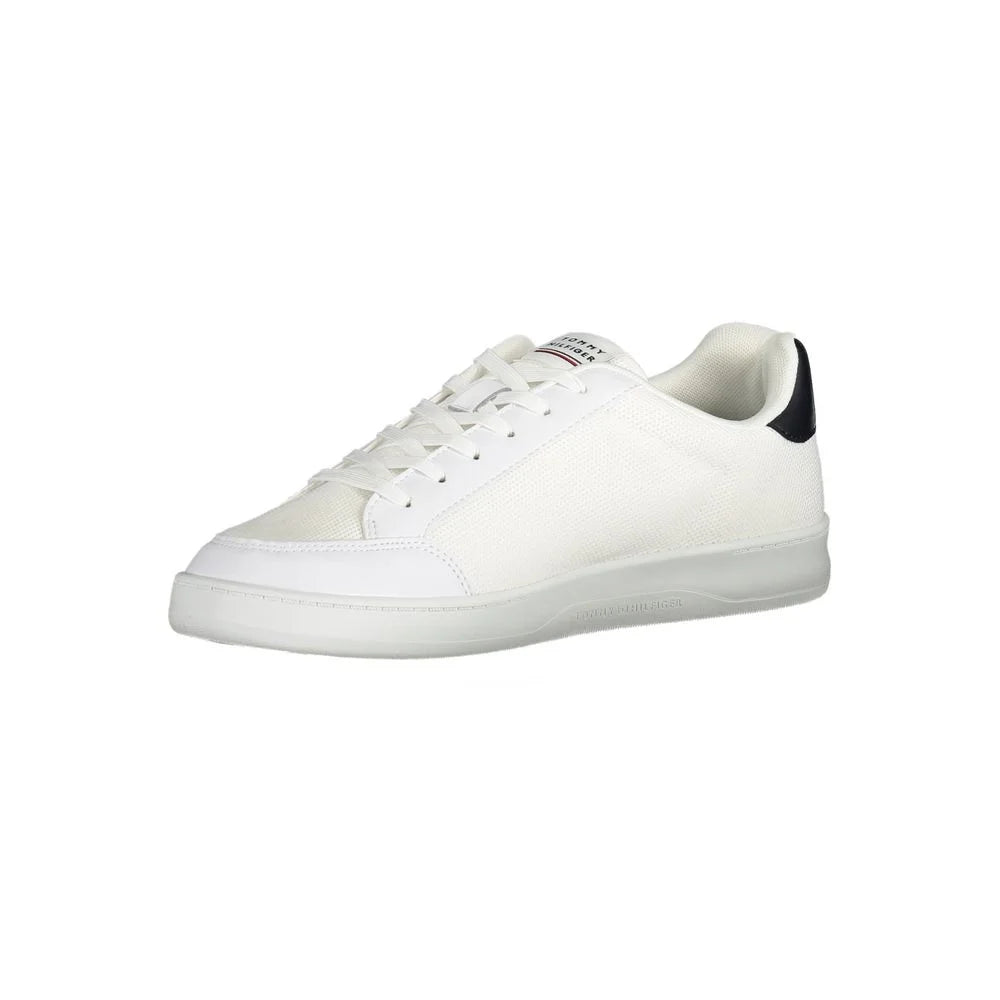 Tommy Hilfiger White Polyester Sneaker - Sneakers