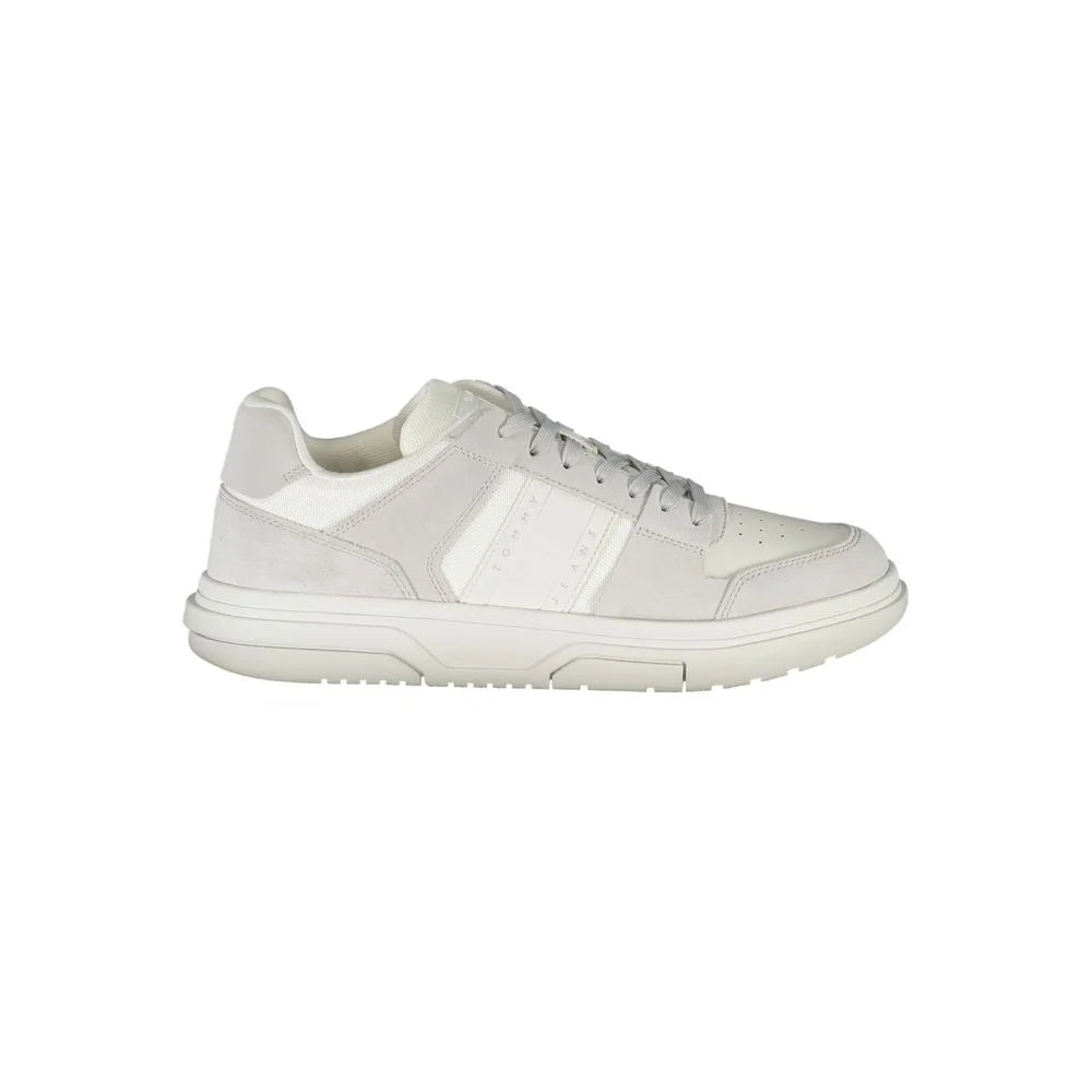 Tommy Hilfiger White Polyester Sneaker - Sneakers