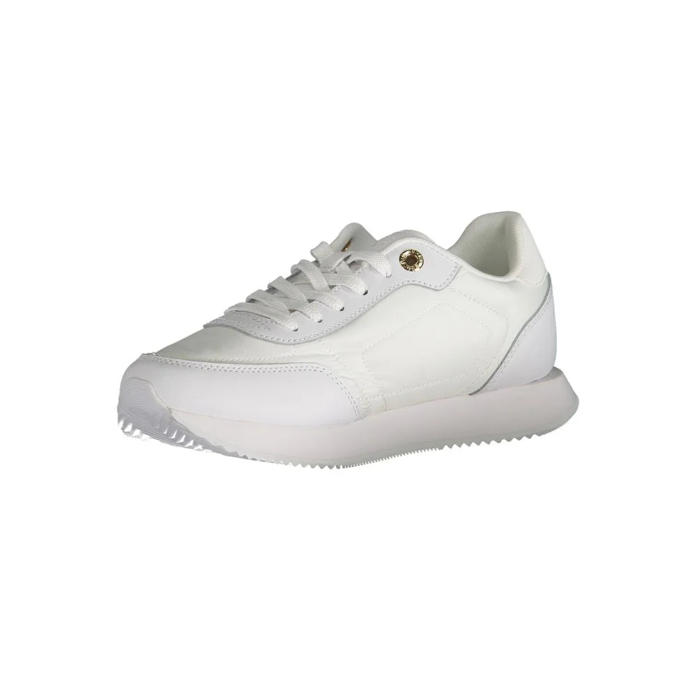 Tommy Hilfiger White Polyester Sneaker - Sneakers