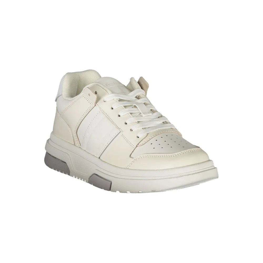 Tommy Hilfiger White Polyester Sneaker - Sneakers