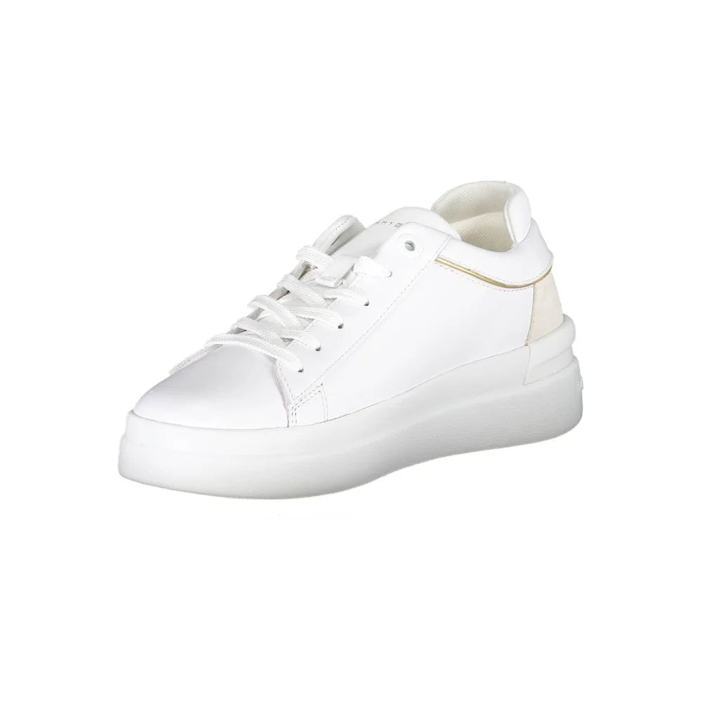 Tommy Hilfiger White Polyester Sneaker - Sneakers