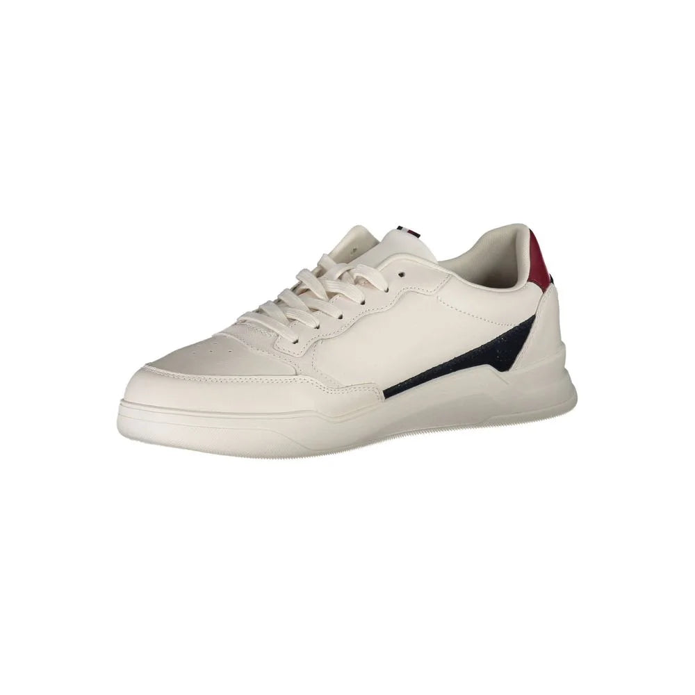 Tommy Hilfiger White Polyester Sneaker - Sneakers