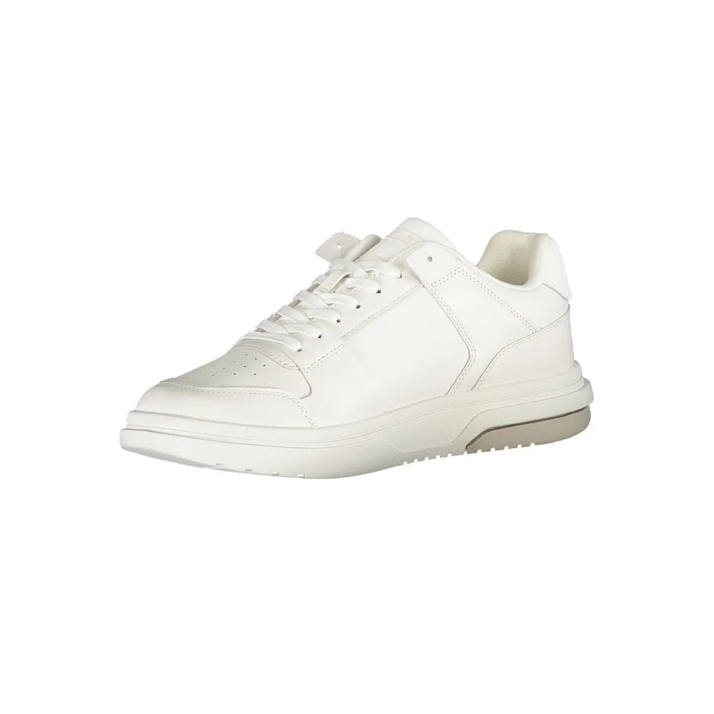 Tommy Hilfiger White Polyester Sneaker - Sneakers