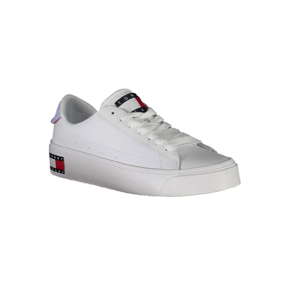 Tommy Hilfiger White Polyester Women Sneaker - Sneakers