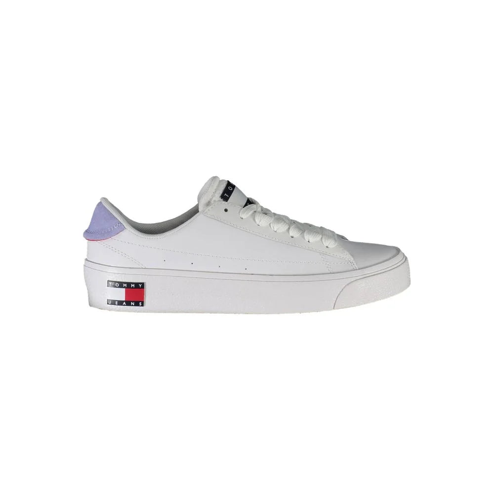 Tommy Hilfiger White Polyester Women Sneaker - Sneakers