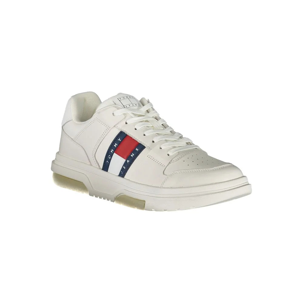 Tommy Hilfiger White Polyethylene Men Sneaker - Sneakers