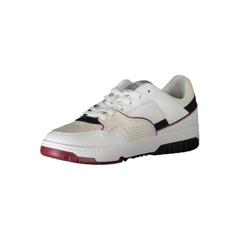 Tommy Hilfiger White Polyethylene Men Sneaker - Sneakers