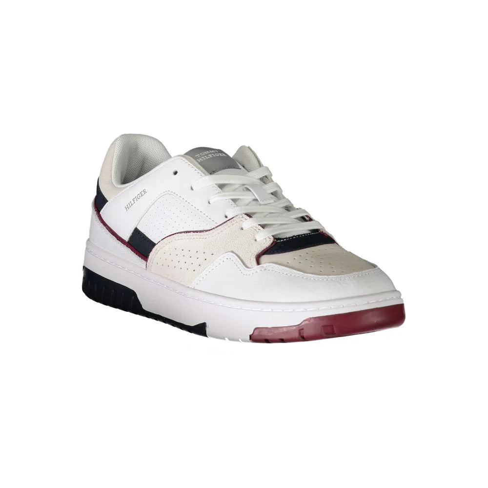 Tommy Hilfiger White Polyethylene Men Sneaker - Sneakers