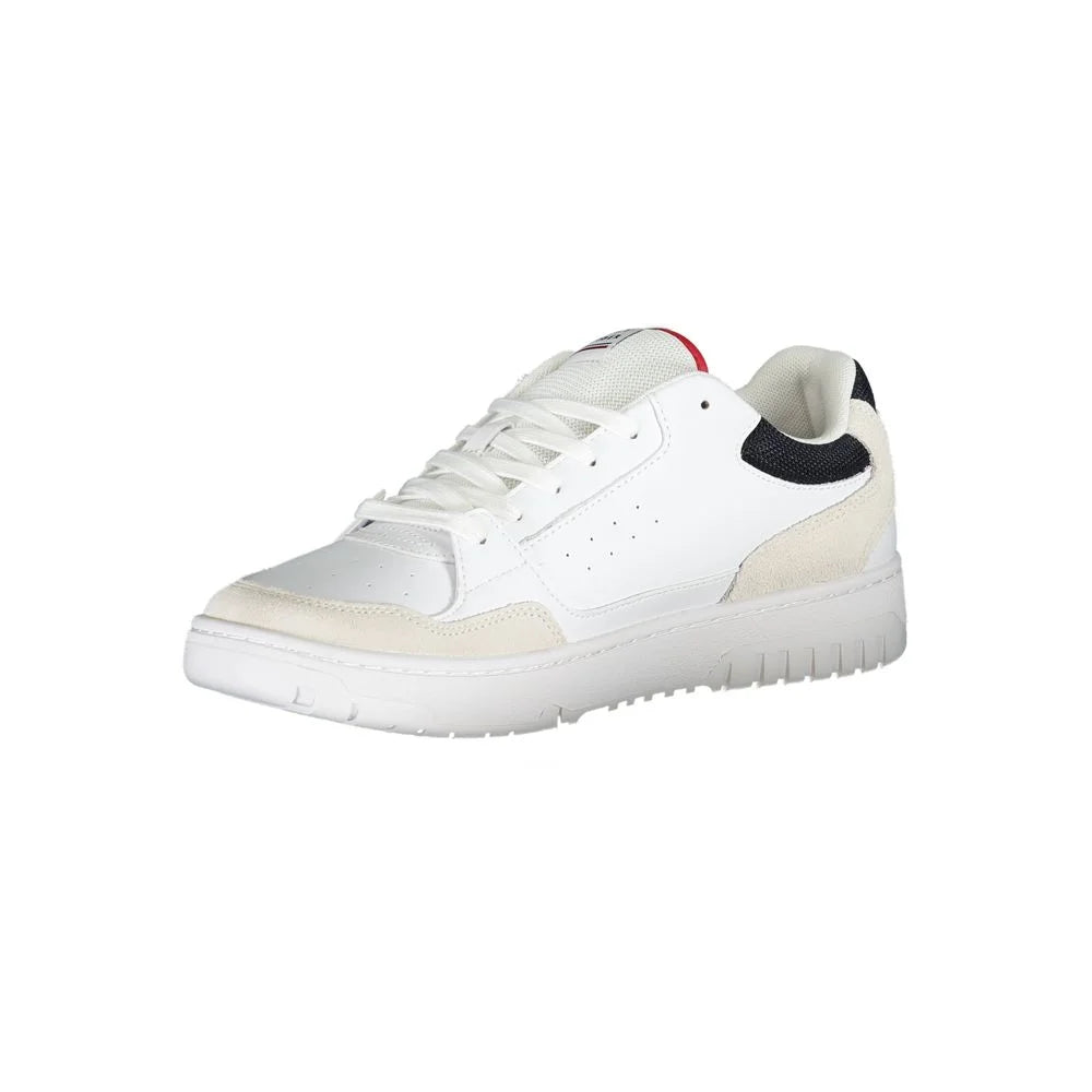 Tommy Hilfiger White Polyethylene Men Sneaker - Sneakers