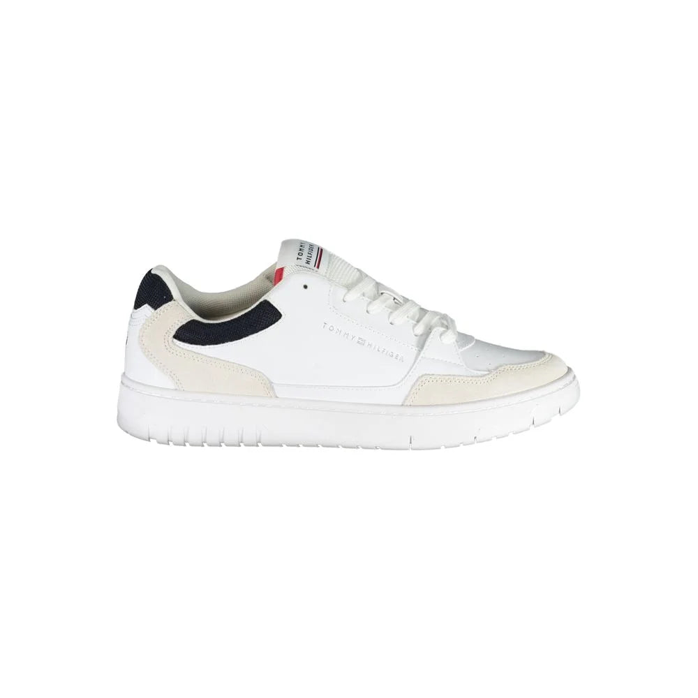 Tommy Hilfiger White Polyethylene Men Sneaker - Sneakers