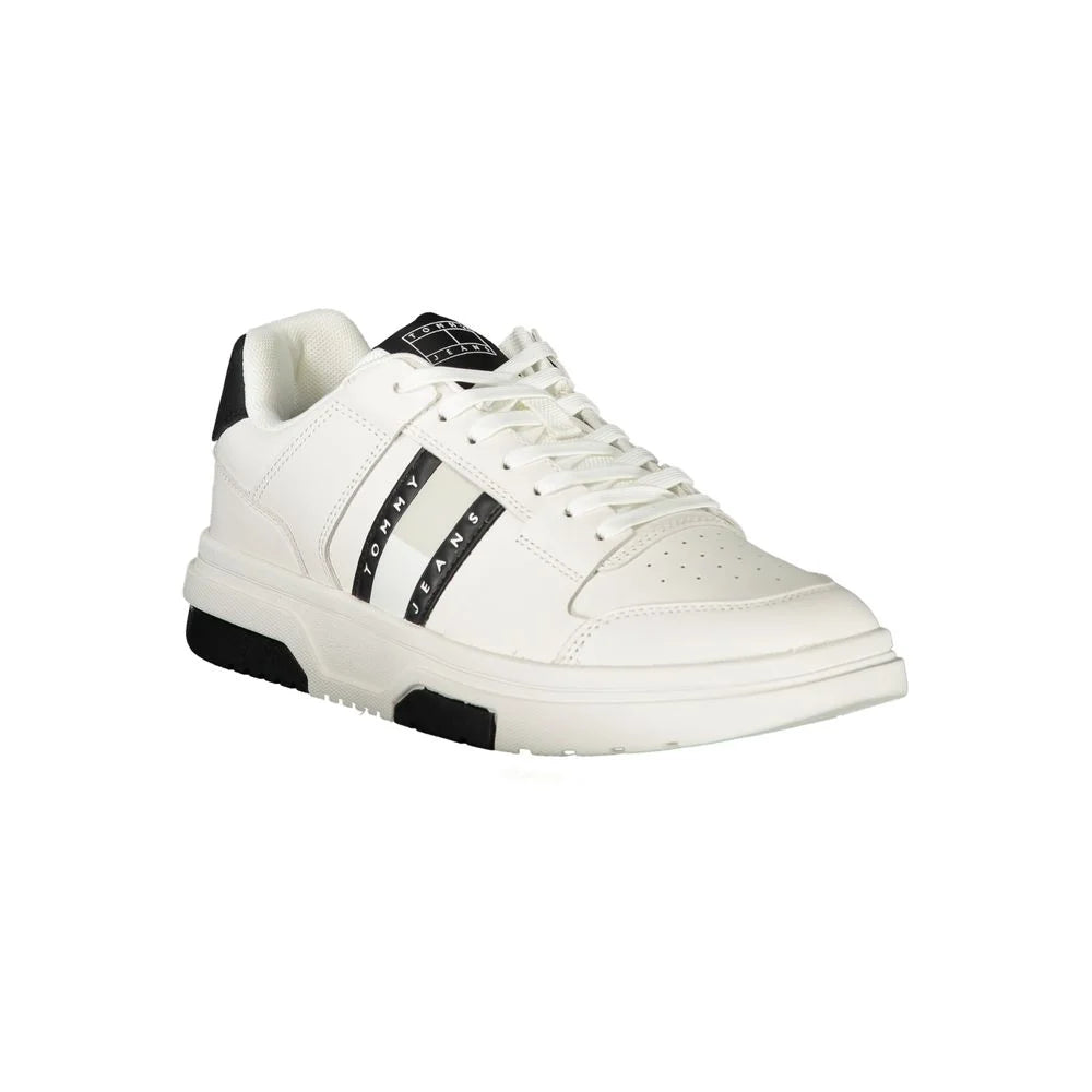 Tommy Hilfiger White Polyethylene Men Sneaker - Sneakers