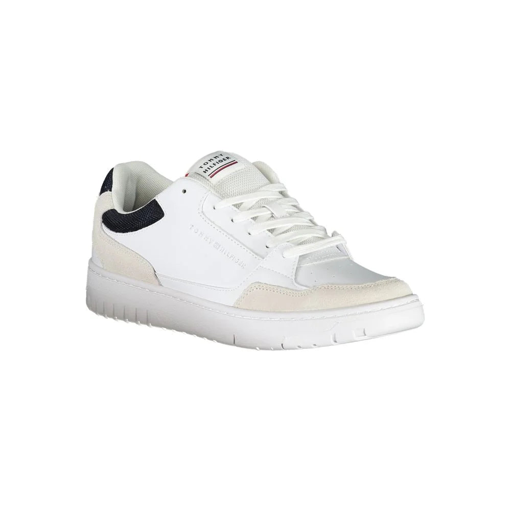 Tommy Hilfiger White Polyethylene Men Sneaker - Sneakers