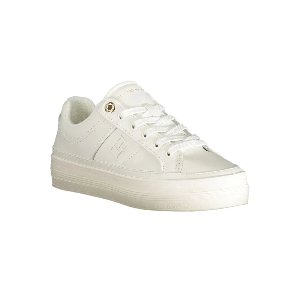Tommy Hilfiger White Polyethylene Women Sneaker - EU40/US10