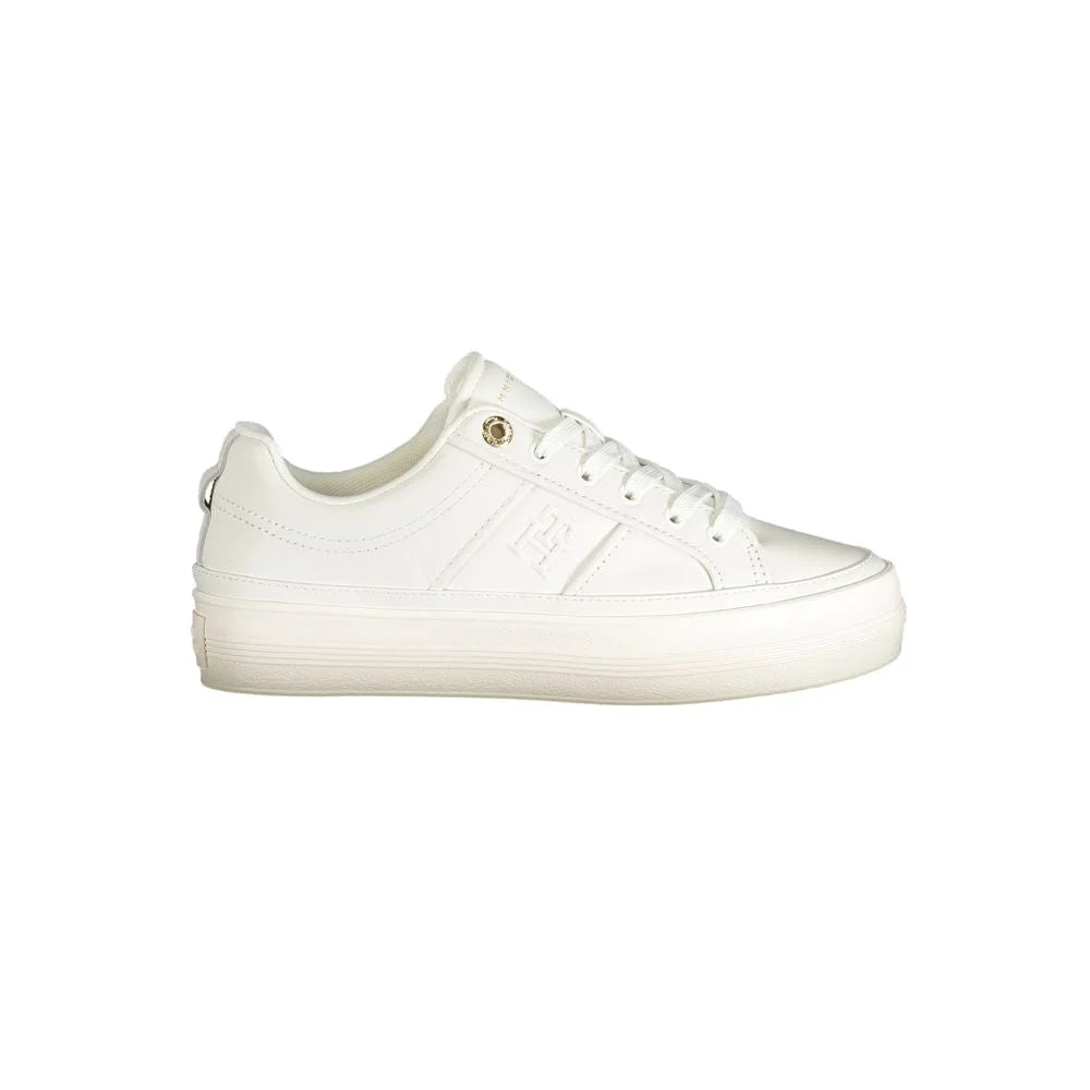 Tommy Hilfiger White Polyethylene Women Sneaker - EU40/US10
