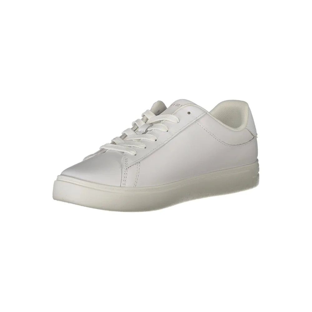 Tommy Hilfiger White Polyethylene Women Sneaker - Sneakers