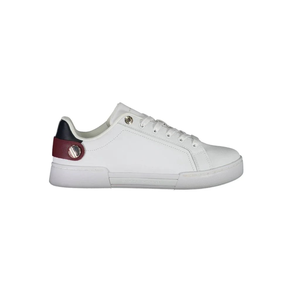 Tommy Hilfiger White Polyethylene Women Sneaker - Sneakers
