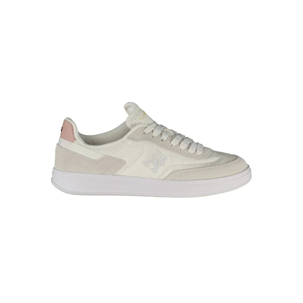 Tommy Hilfiger White Polyethylene Women Sneaker - Sneakers