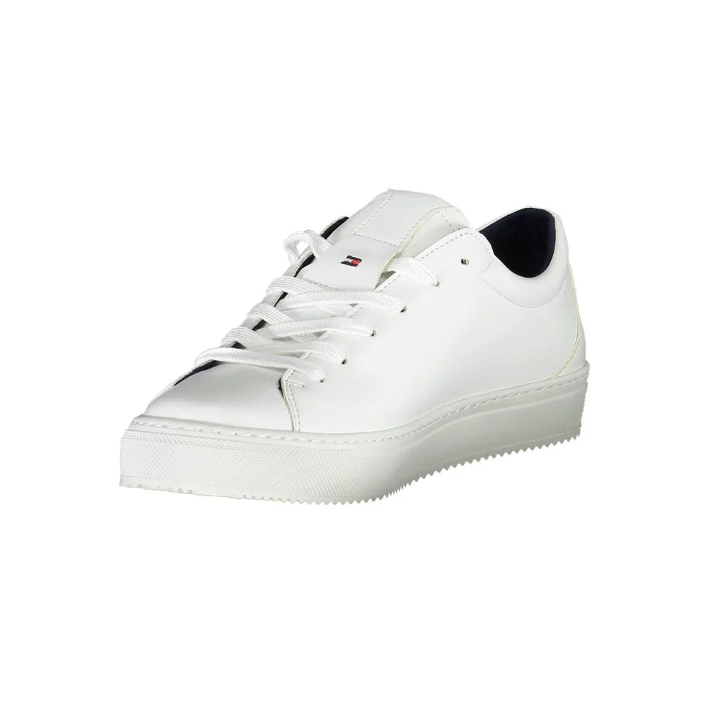 Tommy Hilfiger White Synthetic Sneaker - EU38/US8 - Sneakers