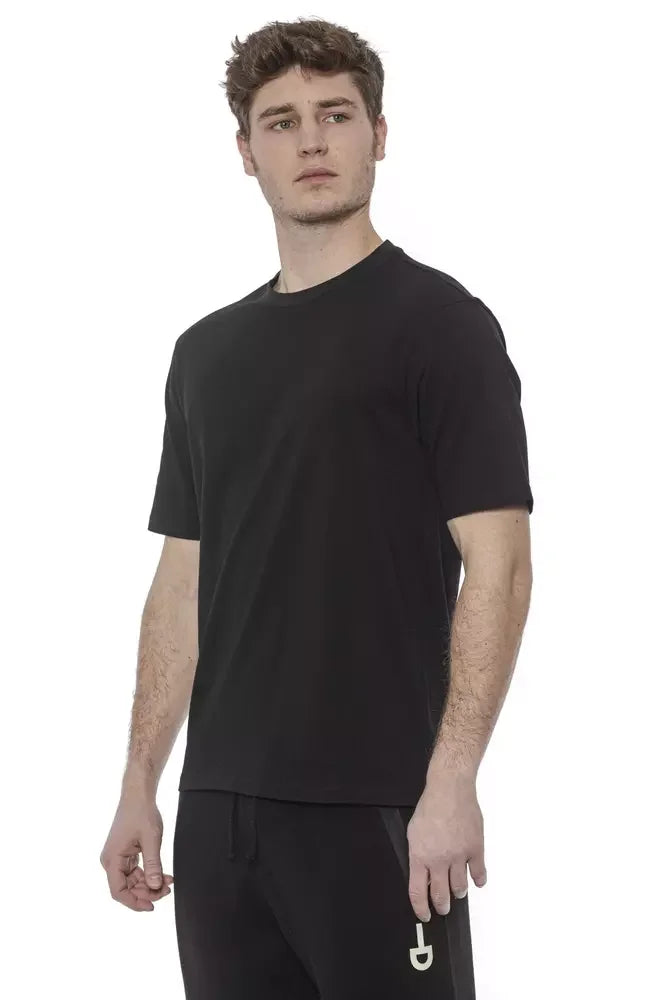 Tond Black Cotton Men T-Shirt - S - T-Shirts