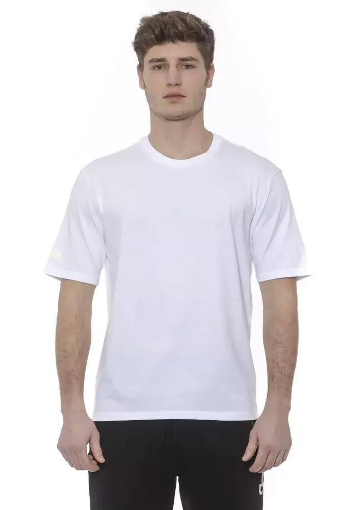 Tond White Cotton Men T-Shirt - S - T-Shirts