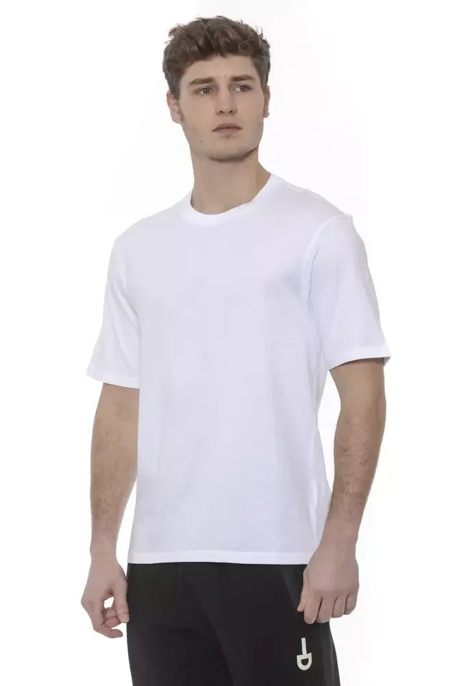 Tond White Cotton Men T-Shirt - S - T-Shirts