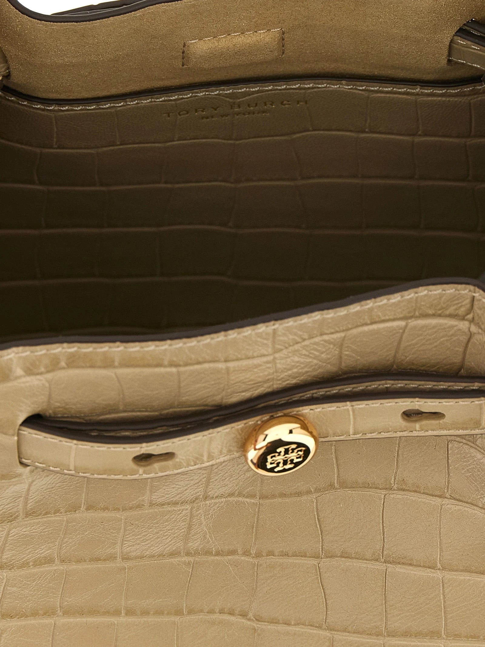 Tory Burch Beige Cowhide Shoulder Bag