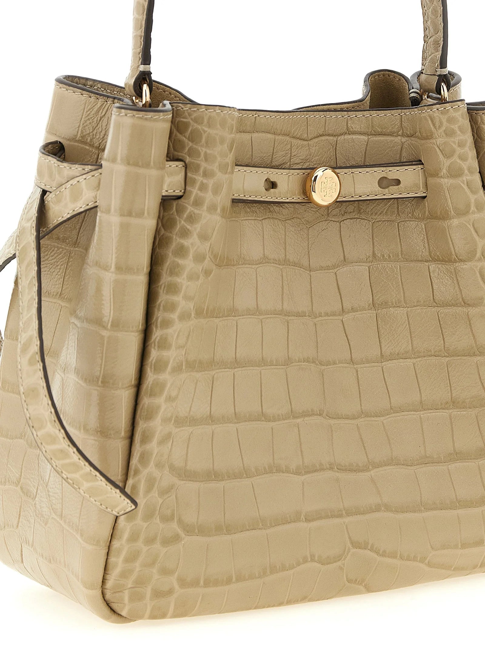 Tory Burch Beige Cowhide Shoulder Bag