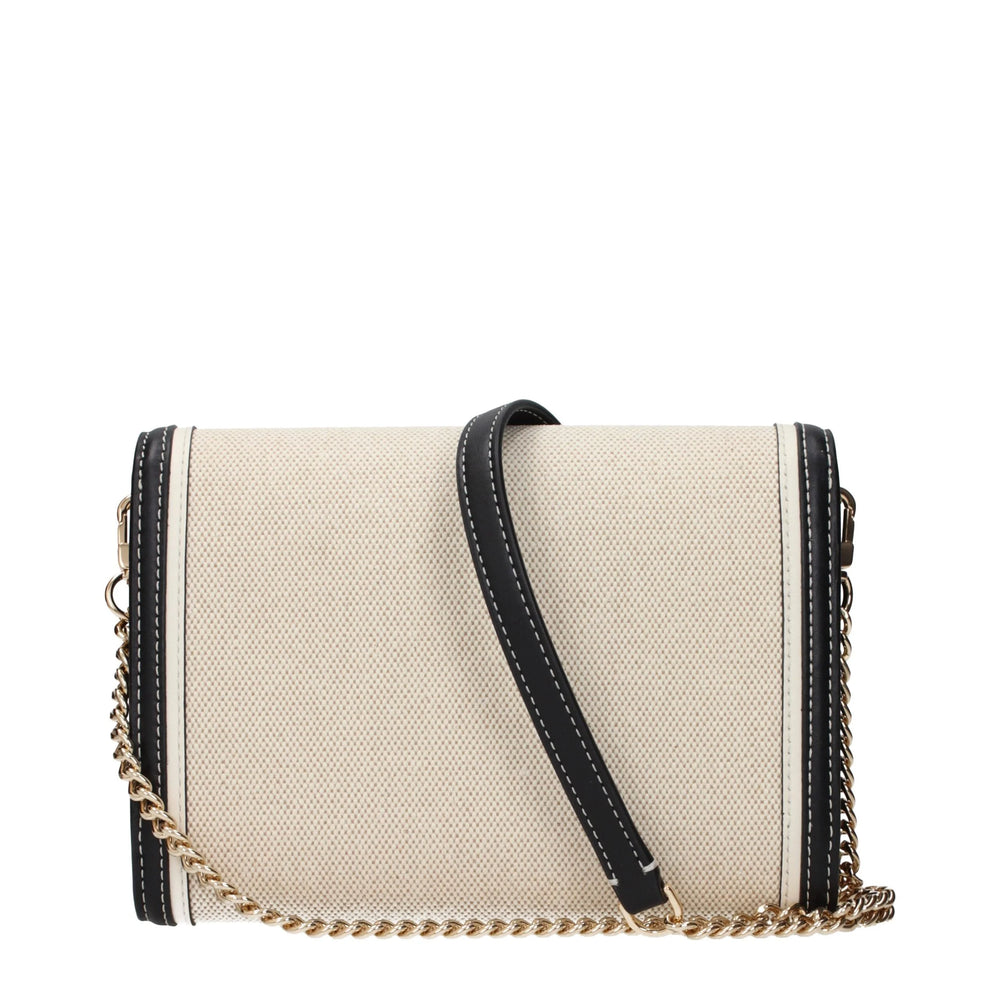 Tory Burch Beige Fabric Clutch Bags