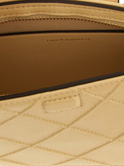 Tory Burch Portcard bej din piele de miel