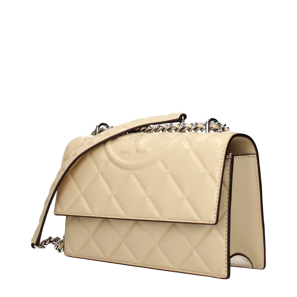 Tory Burch Beige Leather Crossbody Bags