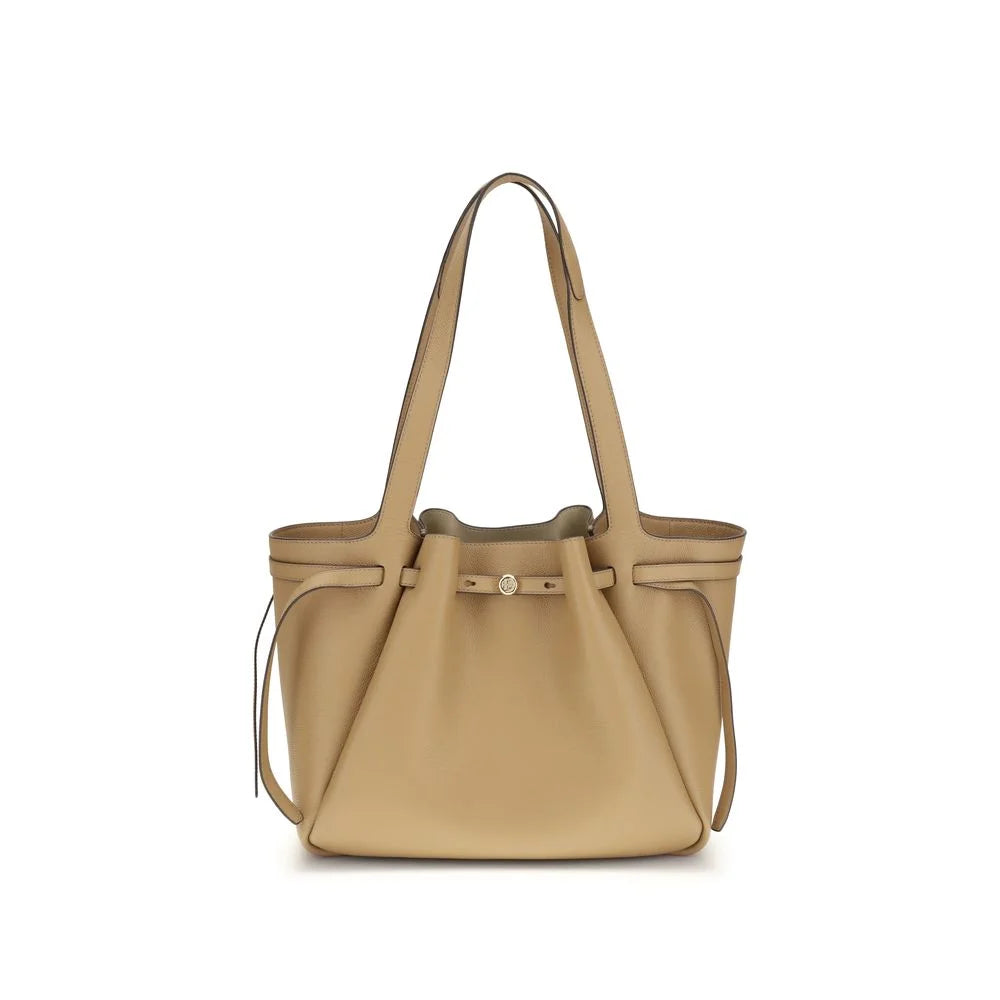 Tory Burch Beige Leather Handbag - Shoulder Bags