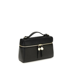 Tory Burch Black Calf Leather Bos Taurus Handbag