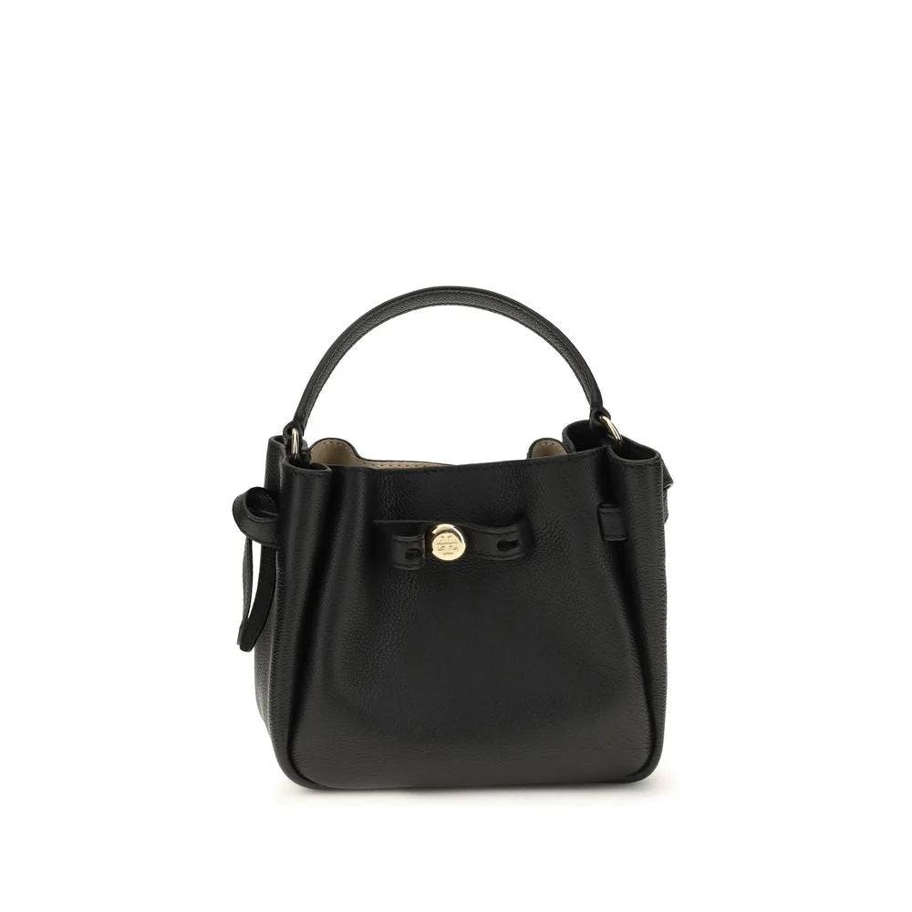 Bolso de hombro Tory Burch Bos Taurus de cuero negro