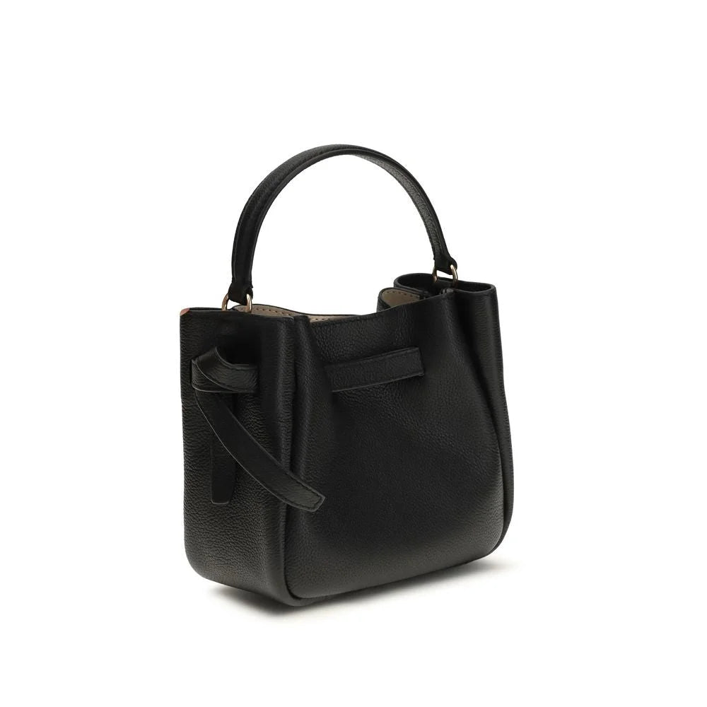 Bolso de hombro Tory Burch Bos Taurus de cuero negro