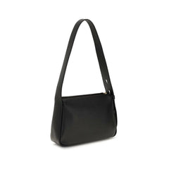 Tory Burch Black Calf Leather Bos Taurus Shoulder Bag